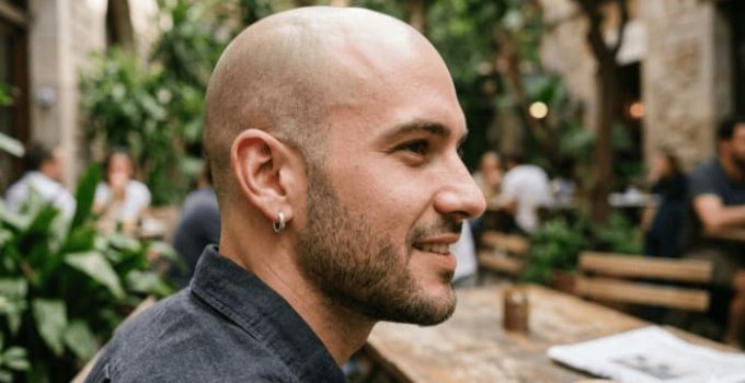 ¿Se Ven Bien los Aretes en los Hombres Calvos? Ventajas, Desventajas y Recomendaciones